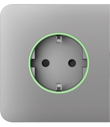 Бічна панель для вбудованої розетки Ajax SideCover (smart) [type F] Fog