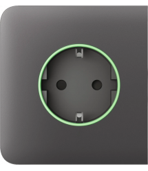 Бічна панель для вбудованої розетки Ajax SideCover (smart) Gray
