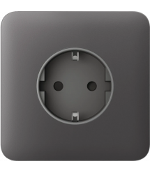Передня панель розетки Ajax SoloCover (basic), Сіра
