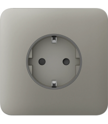 Передняя панель для встроенной розетки Ajax SoloCover (basic) [type F] Olive