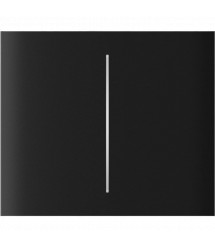 Кнопка центральная для двухклавишного выключателя Ajax CenterButton (2-gang) vertical Black