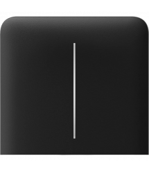 Бічна кнопка для двоклавішного вимикача Ajax SideButton (2-gang) vertical Black