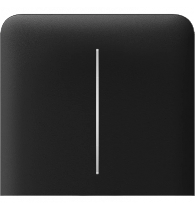 Боковая кнопка для двухклавишного выключателя Ajax SideButton (2-gang) vertical Black