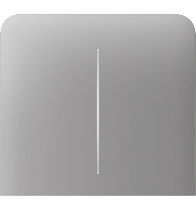 Кнопка Ajax SideButton (2-gang) vertical, бічна, двоклавішна, Димчата