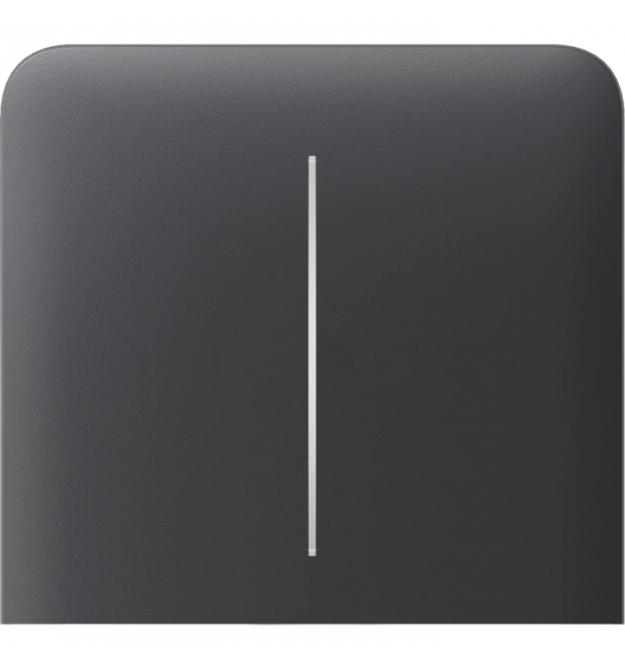 Боковая кнопка для двухклавишного выключателя Ajax SideButton (2-gang) vertical Graphite