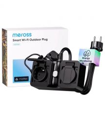 Смарт розетка уличная Meross MOP320HK-EU (совместимая с Matter)