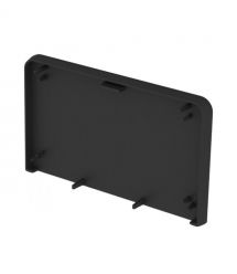 Заглушка для PK 90х55 D черного цвета Серия PK ПВХ