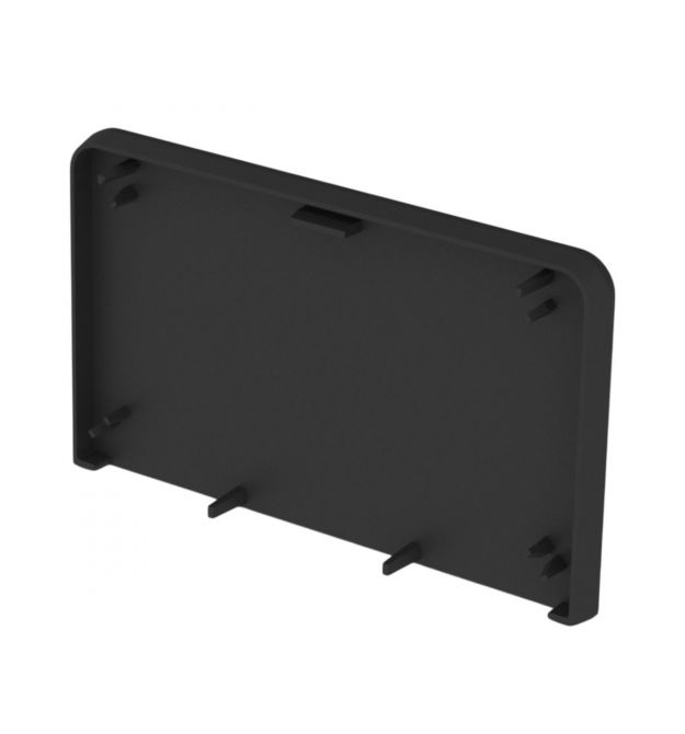 Заглушка для PK 90х55 D чорного кольору Серія PK ПВХ