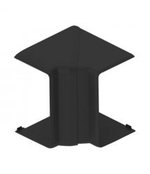 Кут внутрішній (регульований) для PK 90х55 D чорного кольору Серія PK ПВХ