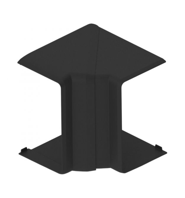 Кут внутрішній (регульований) для PK 90х55 D чорного кольору Серія PK ПВХ