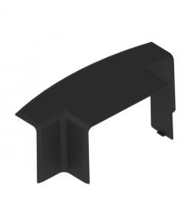 Тройник для PK 90х55 D черного цвета Серия PK ПВХ