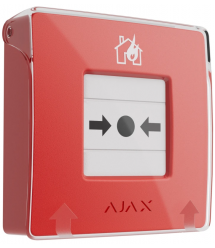 Бездротовий ручний сповіщувач Ajax Manual Call Point Червоний