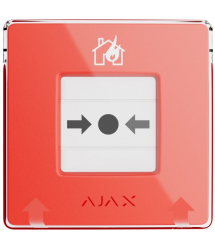 Бездротовий ручний сповіщувач Ajax Manual Call Point Червоний