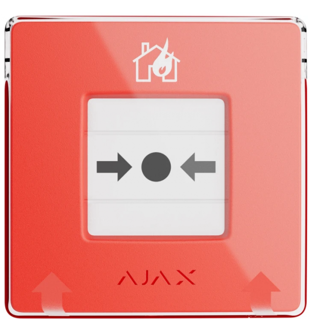 Бездротовий ручний сповіщувач Ajax Manual Call Point Червоний