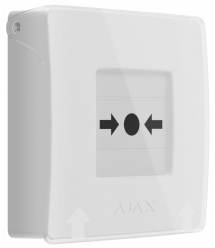 Беспроводной ручной извещатель Ajax Manual Call Point (White)