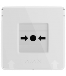 Беспроводной ручной извещатель Ajax Manual Call Point (White)