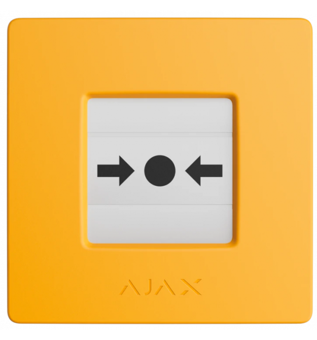 Бездротовий ручний сповіщувач Ajax Manual Call Point (White)