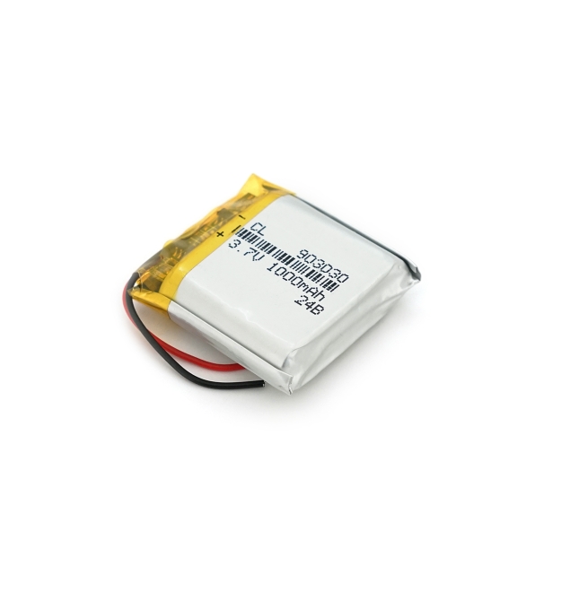 Літій-полімерний акумулятор 9*30*30mm (Li-ion 3.7В 1000мА&ampmiddotгод)