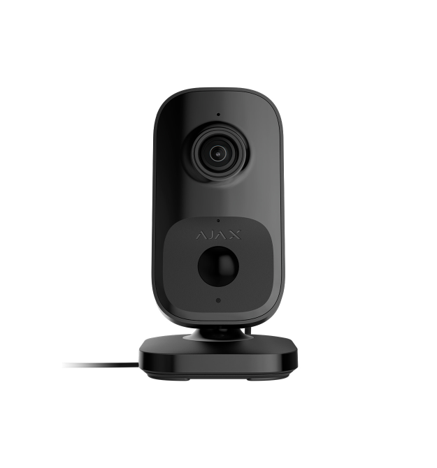 4 Mp WI-FI відеокамера з вбудованим штучним інтелектом Ajax IndoorCam black