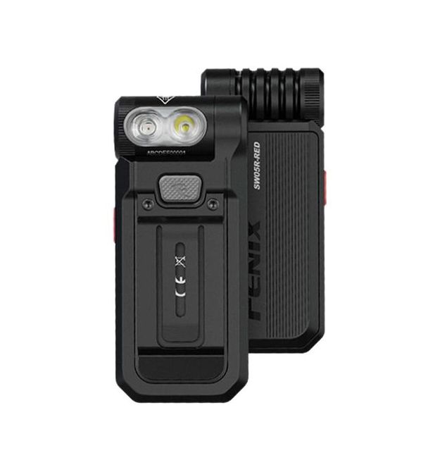 Фонарь ручной Fenix ​​SW05R-RED LED черный