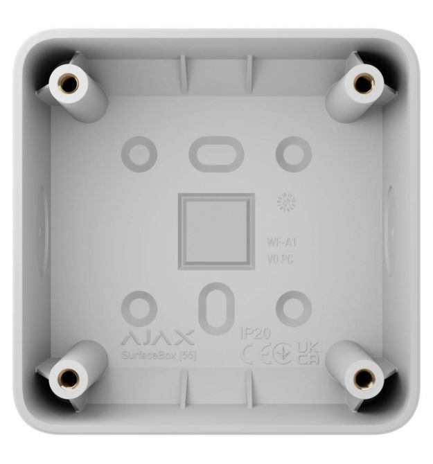 Монтажная коробка Ajax SurfaceMounting box white