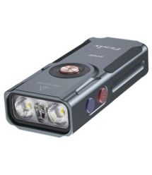 Фонарь наключный Fenix E06R серый