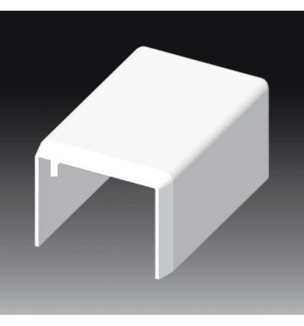 Заглушка LHD 25x20 белого цвета Серия LHD ПВХ