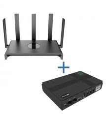 Комплект маршрутизатора и источник бесперебойного питания Ruijie Reyee RG-EW1300G Wi-Fi 5 + VIA Energy Mini UPS
