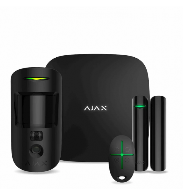 Комплект сигнализации Ajax StarterKit Cam Plus черный