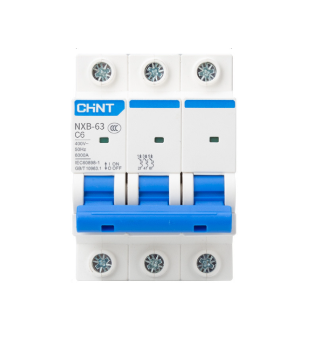 Автоматичний вимикач CHNT NXB-63 3P C6, 6A