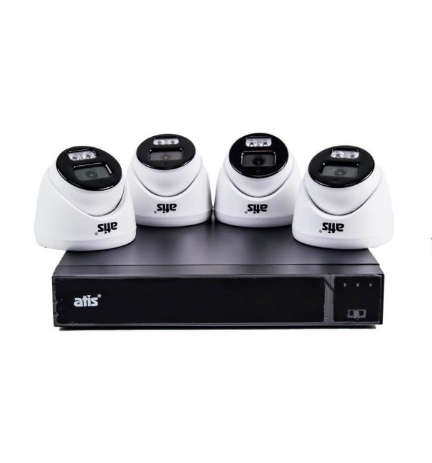 Комплект відеоспостереження ATIS kit 4 int