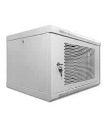 Шафа серверна SteelNet 9U 600 x 450 для мережевого обладнання (перфорація, сірий)