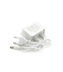 Імпульсний адаптер живлення 12В 2А (24Вт) штекер 5.5 - 2.1 Plastic Box Mini IP40, кріплення Q250