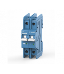 Автоматичний вимикач постійного струму YRO YRL7-63DC 2P 63A DC600V 6kA, DIN, 80*36*44.8mm