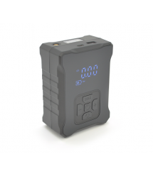 Портативний повітряний насос YT41014, до 10 атм, вбудований акумулятор 6000mAh, ліхтарик, зарядка від USB кабелю, Black, Box
