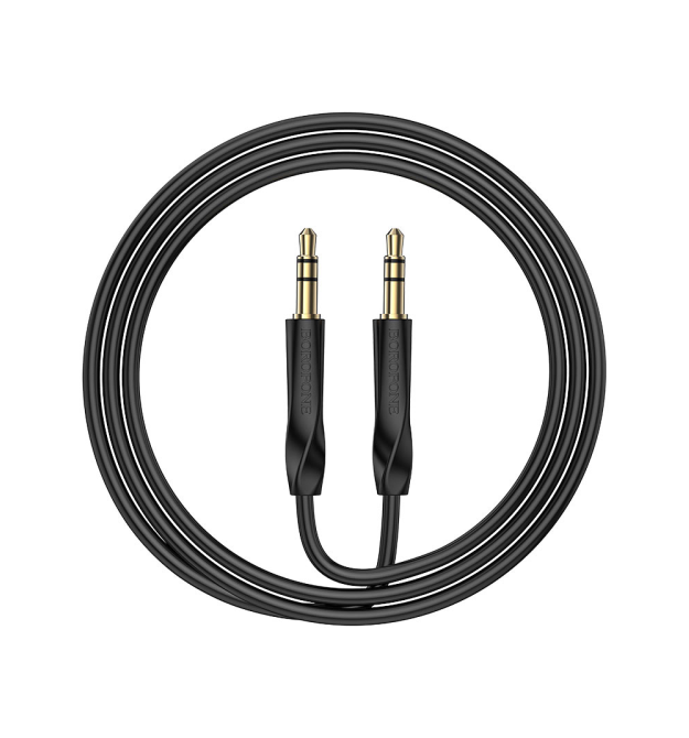 Кабель Borofone BL16 DC3.5 тато-тато 1.0м, круглий, Black, Box