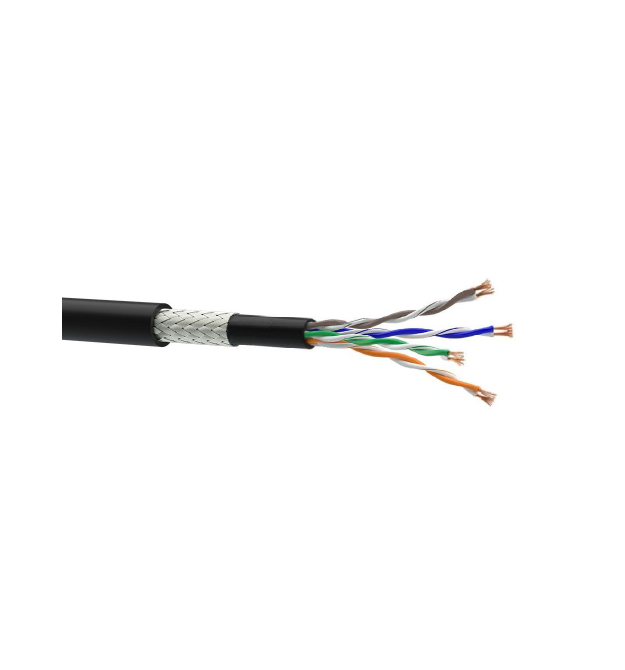 Кабель Одескабель КГППУОшпу-ВП (100) 4*2*AWG26 - 19 (S - UTP-cat.5Е-SL patch PUR), CU, поліуретан, екран мідна луджена обплетенн