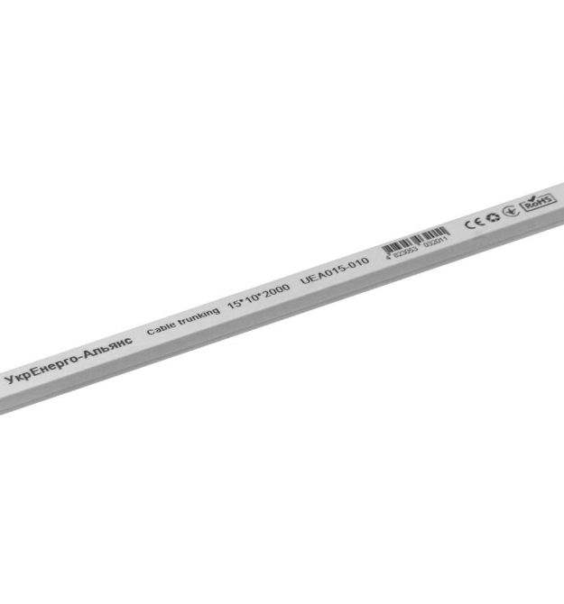 Кабельный&nbsp;канал 15х10 мм 2м с двойным замком