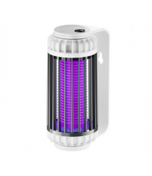 Лампа-знищувач комарів Thunderbolt KY-002G - сіра (з батареєю), настінна, 360, USB, потік світла 365нм