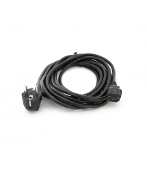 Кабель живлення Schuko PC-186 CEE7 - 7-C13, 5.0M, 1.0mm, OEM (євровилка) Q125