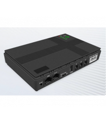 ДБЖ UPS-36W DC1036P-10 для роутерів - комутаторів - PON - POE-430(15-24V), 5 - 9 - 12V, 10400мAh, USB 3.0, Black, BOX