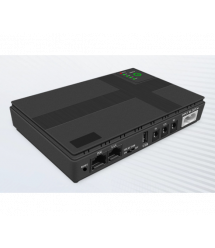 ДБЖ UPS-36W DC1036P-8 для роутерів - комутаторів - PON - POE-430(15-24V), 5 - 9 - 12V, 8800мAh(4*2200MAh), USB 3.0, Black, BOX