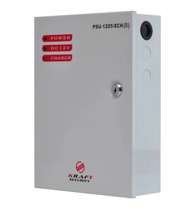 Источник бесперебойного питания Kraft PSU-1205/8CH(B)