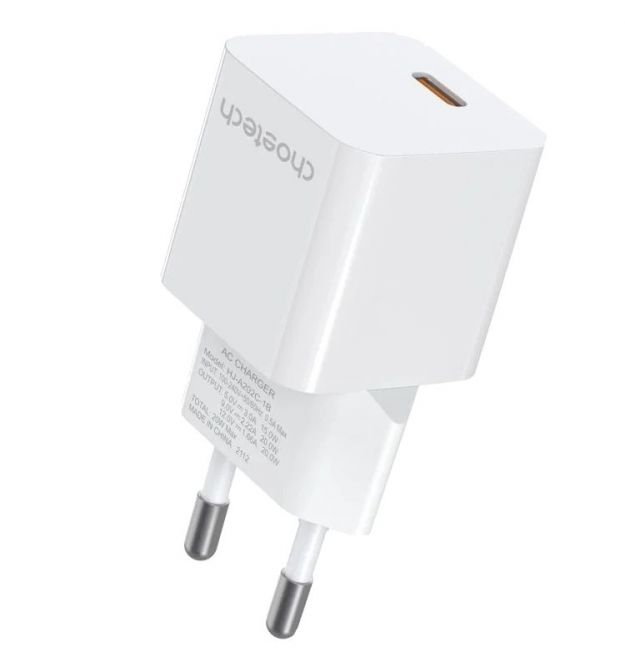 Адаптер Choetech PD5010 mini White PD20W GAN USB-C
