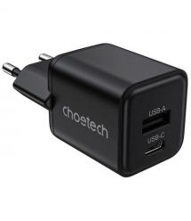Адаптер Choetech PD5012 mini Black PD30W GAN A+C