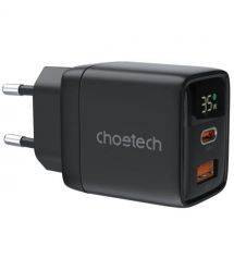 Адаптер Choetech PD6052 Black PD35W GAN A+C