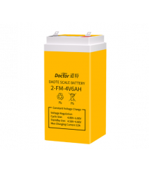 Акумуляторна батарея DOKTOR GC DTX 4V6AH, 4V6Ah, (100x47x47), клеми F2, Yelow Q40