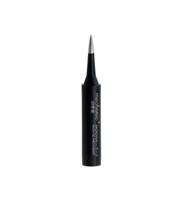 Жало для паяльника MECHANIC MCN 900M-T-I 4*6,3mm, мідь, гальванічне покриття(bl), висока теплопровідність, швидке нагрівання, ши