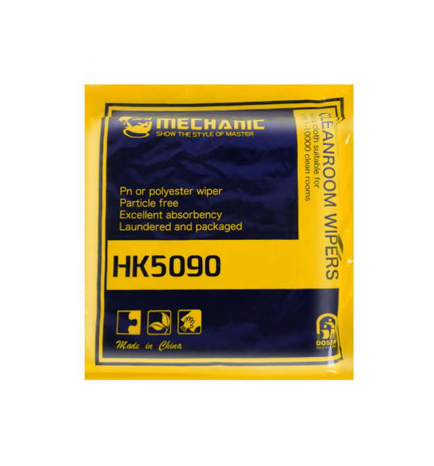 Серветки MECHANIC NK-5090 6 дюймів, мікрофібра антистатична, для електронної техніки, (14,5*14,5 см), 100 шт