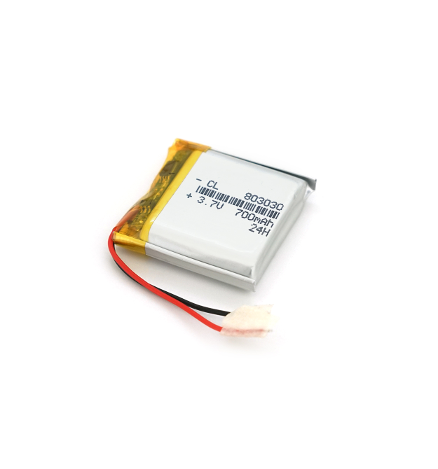 Літій-полімерний акумулятор 8*30*30mm (Li-ion 3.7В 700мА&ampmiddotгод)